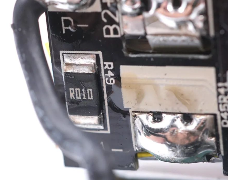 2512 10毫歐 1%  2W 3W合金電阻在電池保護板中的應用