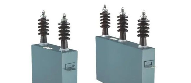 高壓單臺三相電容器外殼內部接線